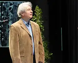 Jacques Darras at a poetry festival in April 2013