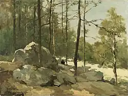 Forest View near Barbizon, 1900 Rijksmuseum Amsterdam