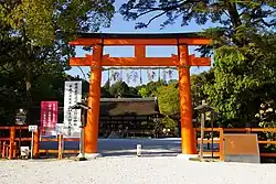 Image 5Torii entrance gate at Kamigamo Shrine, Kyoto (from Culture of Japan)