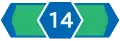 Prefectural highway shield (inter-city route)