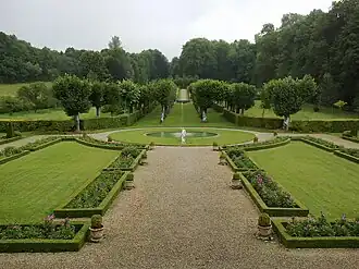 The garden of Silière in Cohons
