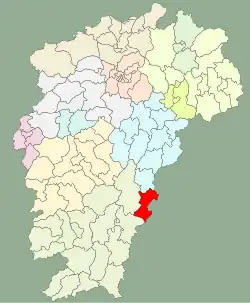 Location of Shicheng