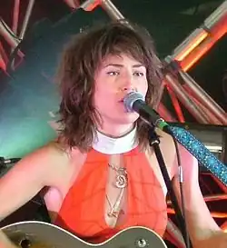 Joan Wasser performing at the Summer Sundae festival, 2006