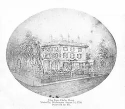 House for John I. Clark, Providence, Rhode Island, 1789.