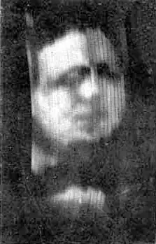 Image 53The earliest photograph of a television picture, showing the face of Oliver Hutchinson in June 1926. The television picture was projected using Baird's television camera. (from History of television)
