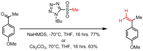 Julia-Kocienski olefination wiki