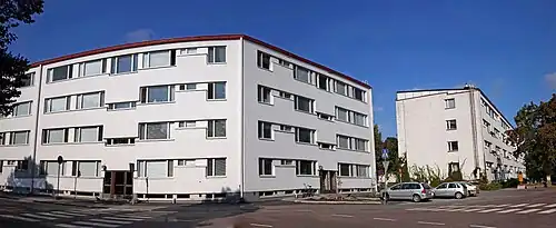 An apartment building