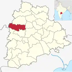 Location in Telangana
