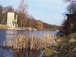 Safety gate East near Burghausen