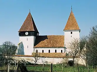 Fortified church of Merghindeal village