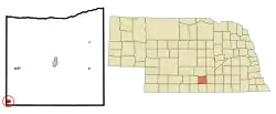 Location of Wilcox, Nebraska