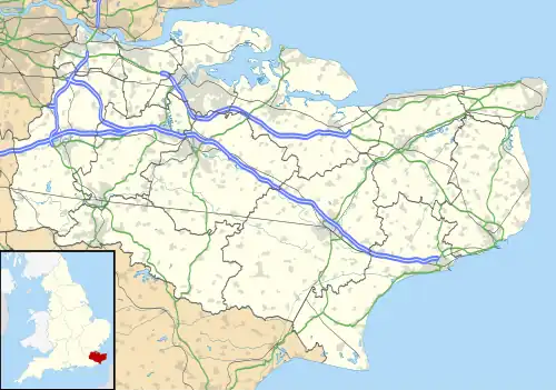 White Cliffs of Dover is located in Kent