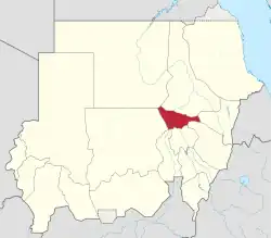 Al-Azuzab is located in Sudan