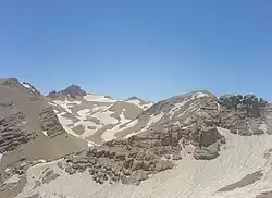 Kolunchin, the highest peak in Zardkuh mountains. (4,221 m)