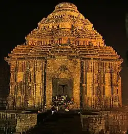 Main shrine of Konark Sun temple