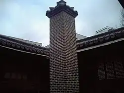 Chimney for fumes
