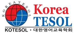 KoreaTESOL (KOTESOL) color logo banner bilingual