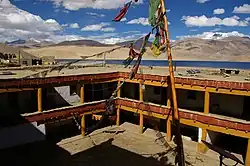 View of the Korzok Monastery