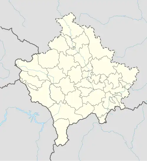 Zubin Potok is located in Kosovo