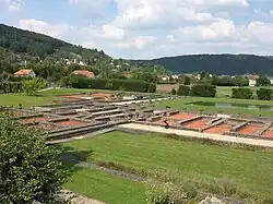 Roman ruins at Echternach