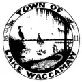 Official seal of Lake Waccamaw, North Carolina