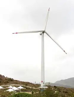 Image 33The Nordex N50 wind turbine and visitor centre of Lamma Winds in Hong Kong, China (from Wind turbine)