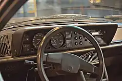 Dashboard of a Lancia Gamma