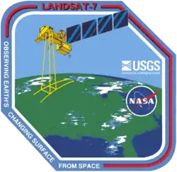 Landsat 7 mission patch