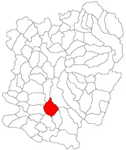 Location in Caraș-Severin County