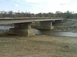 Bridge over the Călmățui River in Largu