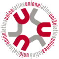 Logo of Latin Union Unió Llatina (Catalan) Union Latine (French) Unione Latina (Italian) União Latina (Portuguese) Uniunea Latină (Romanian) Unión Latina (Spanish)