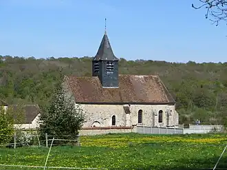 The church in Le Meix-Saint-Epoing