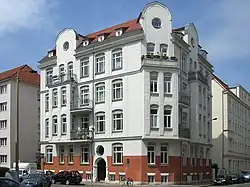 Residential building Lößniger at the corner of the Scharnhorststrasse