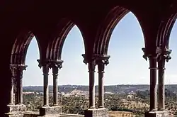 Gothic arcade (restored) of the Palace of D. João I