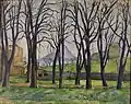 Chestnut Trees at Jas de Bouffan by Paul Cézanne (1885-1886)