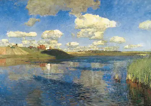 Isaac Levitan, Lake. Russia 1900