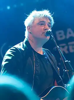 Doherty performing in 2024