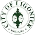 Official seal of Ligonier, Indiana