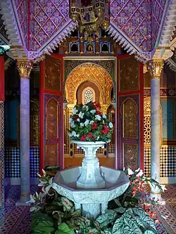 Interior of the Moroccan House