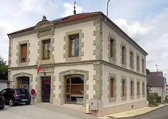 The town hall in Lironcourt
