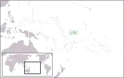 Location of Phoenix Islands