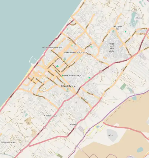 Port of Gaza is located in Gaza Strip