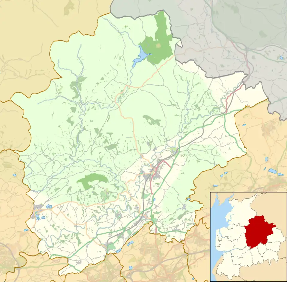 Longridge is located in the Borough of Ribble Valley