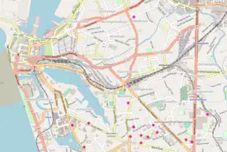 Colombo central bus station bombing is located in Central Colombo