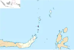 Location within North Sulawesi
