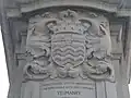 Coat of arms of the County of London on the memorial