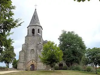 The church in Loubejac