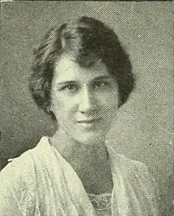 Barnard College yearbook portrait, c. 1919