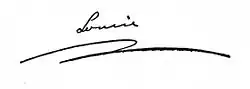 Louise of Mecklenburg-Strelitz's signature