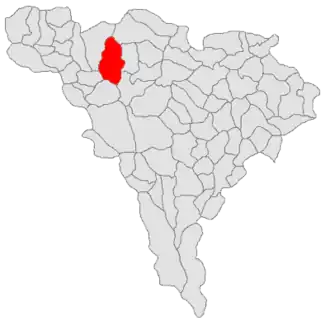 Location in Alba County